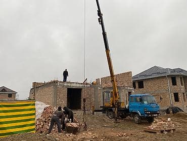 кт: Кран Като стрела 21 метр 
Кирпич кум которобуз 2-3 этажга — 1