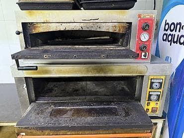 плиты: Профессиональная двухъярусная пиццерийная печь (настольная — 2