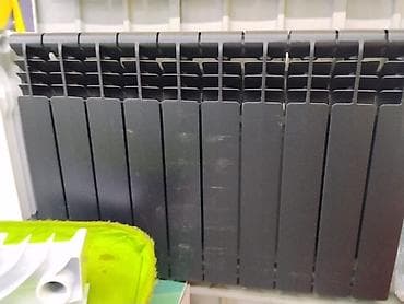 цены на алюминиевые радиаторы: Алюминиевый секционный радиатор отопления, графитовый цвет — 1