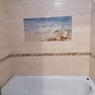 плиточные работы: Укладка плитки на откосы, окна, двери, Фартук на кухне, Укладка плитки в ванной | Керамическая плитка | Вертикальная укладка, Диагональная укладка, Горизонтальная укладка Больше 6 лет опыта — 6