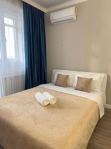 двухкомнатные квартира: 1 комната, Душевая кабина, Постельное белье, Кондиционер — 9