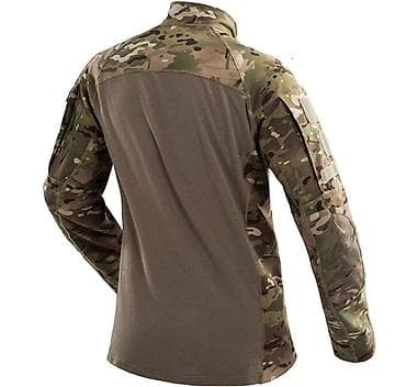 Тактическая боевая рубашка (Combat Shirt) с длинным рукавом, камуфляж