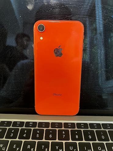 flip 4: IPhone Xr, Б/у, 64 ГБ, Оранжевый, 80 % — 2