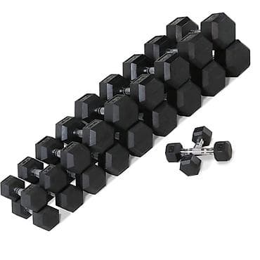 Гантели шестигранные 10+10 кг прорезиненные профессиональные