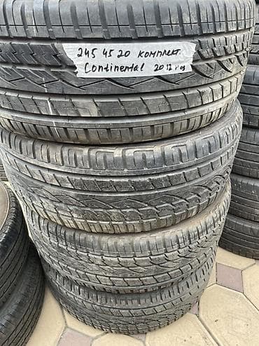 245 45 r20: Шины 245 / 45 / R 20, Лето, Б/у, Комплект, Легковые, Continental — 1