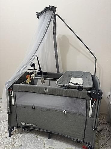 спальный ош: Манеж-кровать, Раскладной — 1