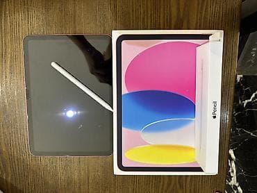 i phon: Планшет, Apple, 10" - 11", Wi-Fi, Б/у, Классический цвет - Розовый — 2