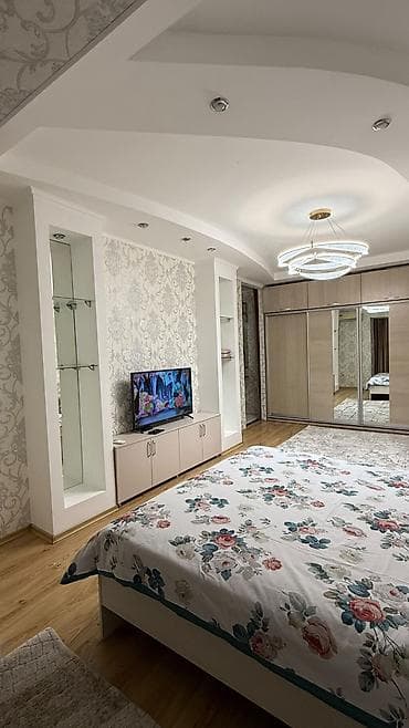 квартиры улан 2: 1 комната, Эконом, 5 мкр, Душевая кабина, Постельное белье, Кондиционер — 6
