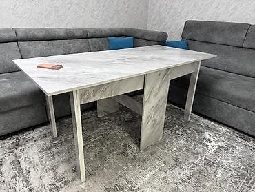 столы: Стол трансформер Для зала, Раскладной стол, Длина, см: 170 см, цвет - Белый — 3