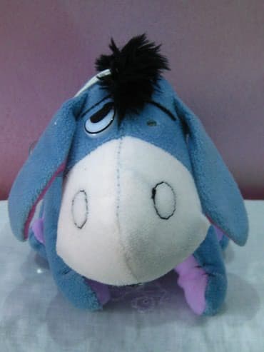 игрушка с пледом внутри: Мягкие игрушки все игрушки чистые и целые. Фиолетовый бегемот высота — 3