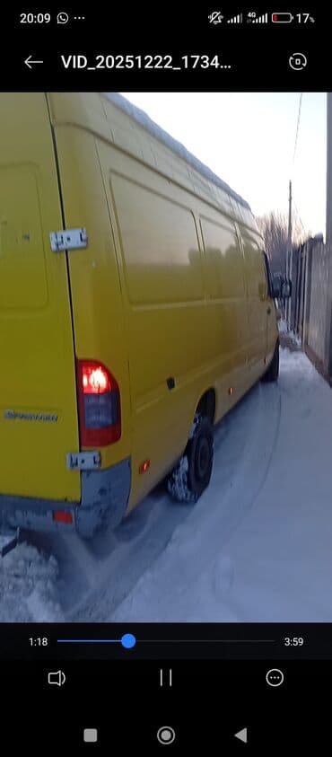 кондиционер для спринтер: Mercedes-Benz Спринтер: 2003 г., 2.9 л, Механика, Дизель, Фургон — 4