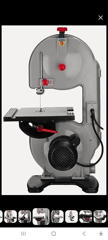 гриндер ленточный: Ленточная пила ЗУБР (настольная) - Тип: вертикальная ленточная пила — 8