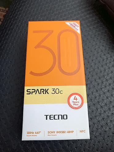 дин: Tecno Spark 30C, Б/у, 256 ГБ, цвет - Белый, 2 SIM — 6