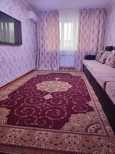 долгосрочная аренда квартира бишкек джал: 2 комнаты, Собственник, С мебелью полностью — 7