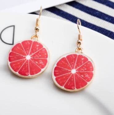 свадебные платья для покрытых: Женские серьги У фруктовые сережки цена за пару — 3