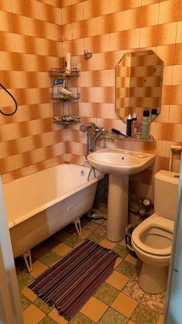 сниму квартиру на длительный ош: 2 комнаты, 54 м², 104 серия, 3 этаж, Косметический ремонт — 4