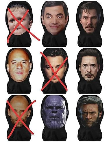 маска хеллоуин: ⭐ Маски с изображением знаменитостей — станьте кем угодно за 1 — 2