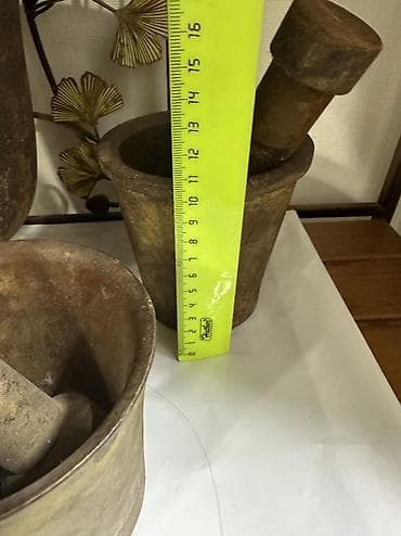 обруч железный: Чугуннуе ступки с пёстиками, разные — 4