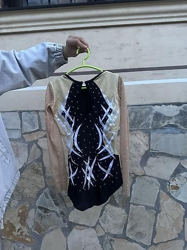 pole dance: ПРОКАТ: Элегантный черно-серебристый купальник 💎 Цвет: Классический — 2