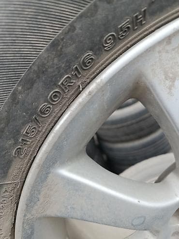 r16 mekab: Колеса в сборе 215 / 60 / R 16, Лето, Б/у, Комплект, Легковые, Литые, отверстий - 5 — 5