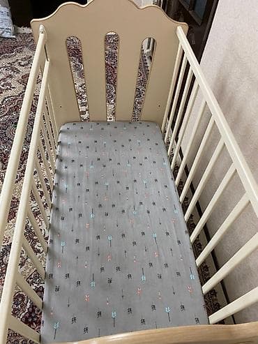 детский койнок: Детская кроватка Little Heart - Классическая деревянная кроватка для — 1