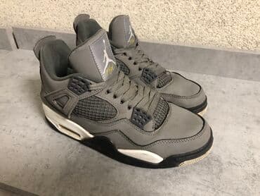 ретро 4: Мужские кроссовки, 40, Air Jordan, Б/у, цвет - Серый, Платная доставка, Самовывоз — 5