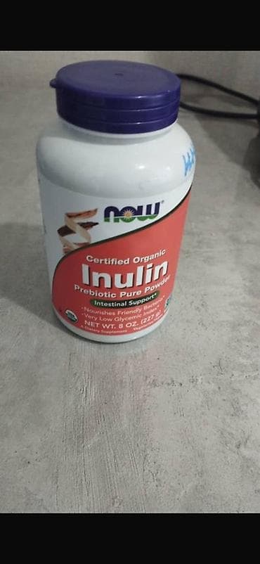 slimora чай для похудения отзывы: NOW Foods Inulin, Certified Organic — пребиотический чистый порошок - — 1
