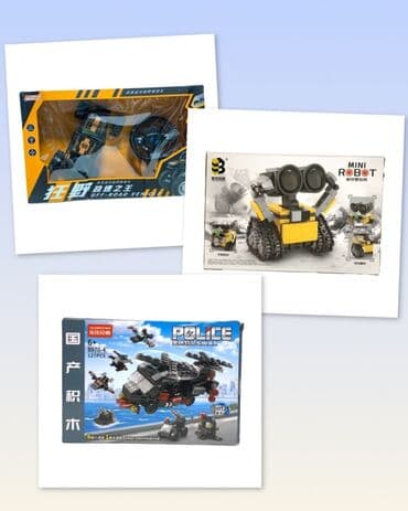 Набор детских игрушек (3 позиции): 1) Радиоуправимый внедорожник -