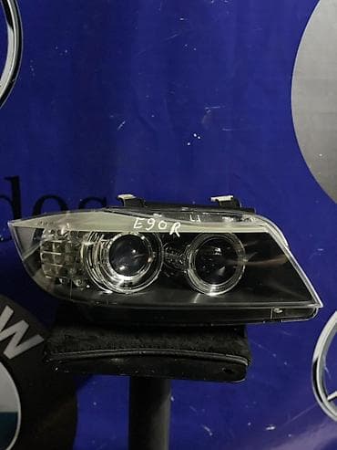 e90: Передняя правая фара BMW 2009 г., Б/у, Оригинал, Япония — 1