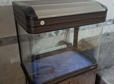 аквару: Аквариумный комплект с тумбой и крышкой - Объём аквариума — 2