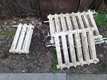 Чугунные батареи Б/у, Высота: 58 см, Тип подключения: Боковое