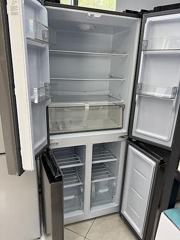 mini refrigerator: Холодильники серого/нержавеющего цвета с нижней и боковой компоновкой — 5