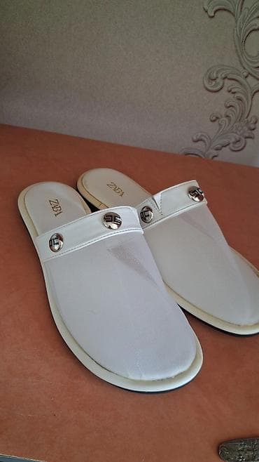 Сабо, 36, Zara, Новый, цвет - Белый