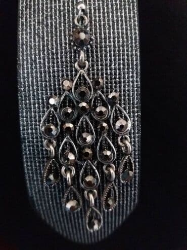 короткое свадебное платье в стиле ретро: Серьги новые, очень красиво смотрятся, не дешево — 4