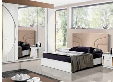 кровать хай тек: Спальный гарнитур, цвет - Белый — 1