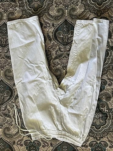 кимано карате: Кимоно для дзюдо/самбо/айкидо (куртка и штаны), белое. - — 3