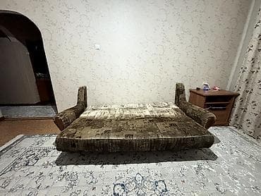 Комплект мягкой мебели, Б/у, Самовывоз, цвет - Коричневый
