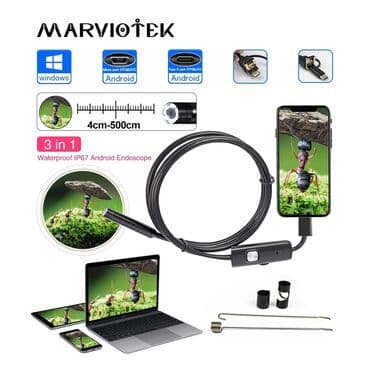 неисправный: Эндоскоп - Камера c фонариком для Трудно доступных мест, 3,5 метра+ — 2