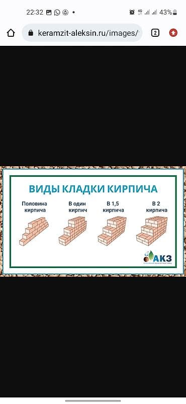 Услуга: кладка кирпича и устройство фундамента Описание: - Выполняем