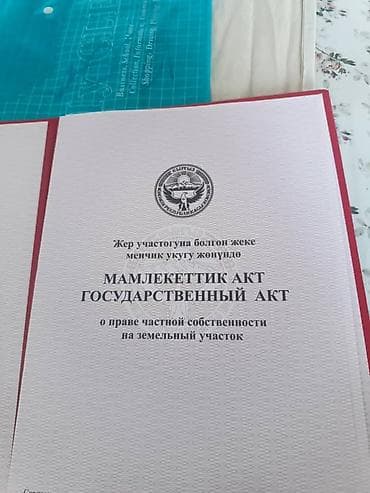 дом с участком: Ысык Көлдүн түштүк тарабынан 5 соток жер тилкеси сатылат. Зорька — 2