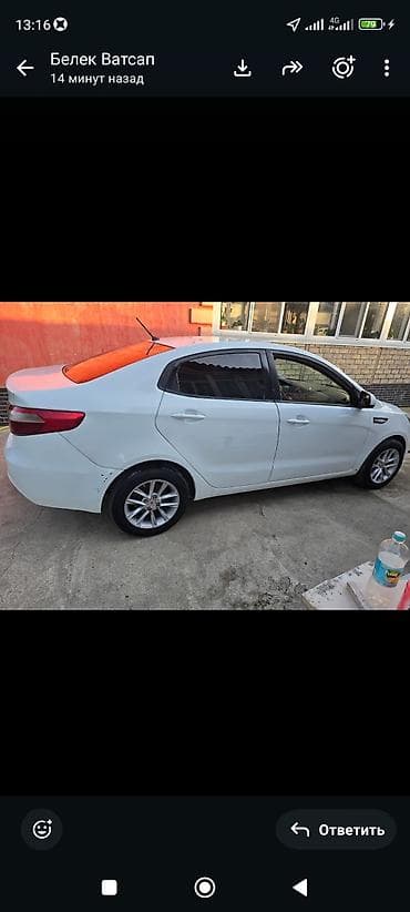 Транспорт: Kia Rio: 2013 г., 1.4 л, Механика, Бензин, Седан — 4