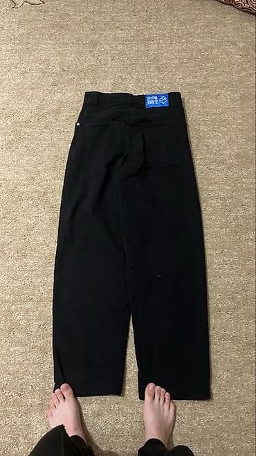 Кофты, свитеры: Черные прямые брюки/джинсы с высокой посадкой.BIG BOY Характеристики — 1