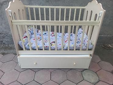 тойго себет: Продаётся кроватка с маятниковым механизмом и выдвижным ящиком — 7