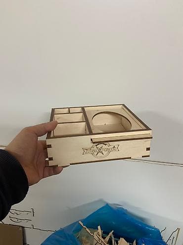 3d ручки: Договорная Салфетница из дерева, с вашим текстом ещё многое другое — 2