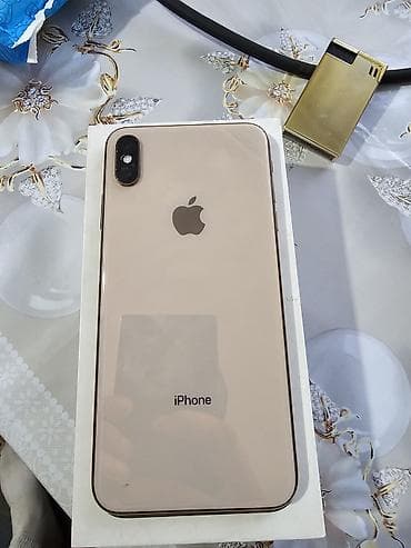 IPhone Xs Max, Б/у, 512 ГБ, Золотой, Коробка, 100 %