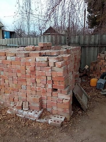 Кирпич, строительные блоки: Пустотелый, дырчатый, Жженый кирпич, Одинарный, 250×120×65 — 6