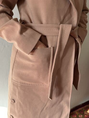 Киреге берилүүчү кийимдер: Пальтолор, Классика, Кыш, Кашемир, Узун модель, Куру менен, M — 4