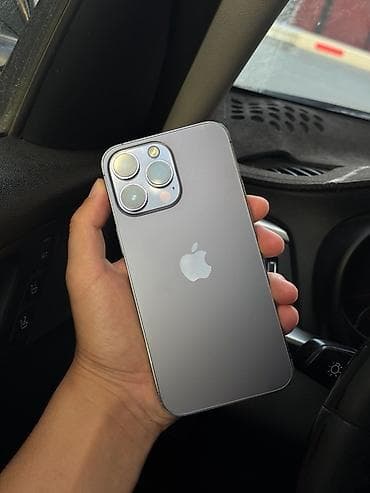 apple 7plus: IPhone 14 Pro Max, Б/у, 256 ГБ, Deep Purple, 100 % — 1
