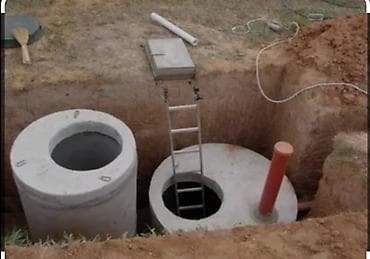 Канализация,септик, траншеи, водопровод Жана башка любой сантехника