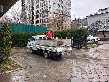 Чарбалык товарлар: Буйрутма берүү Хендай портер, Курулуш таштандыларын чыгаруу, Жүк ташуучу жумушчусу менен — 2